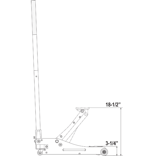 Picture of 2 Ton Aluminum Service Jack