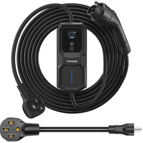 Picture of PulseQ AC Portable 32A NEMA 14-50 Plug, 5-15 Adapter