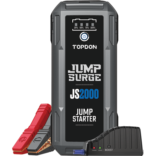 Picture of JumpSurge2000 - 2000 Peak Amp Battery Jumpstarter, Power Bank, & Flashlight