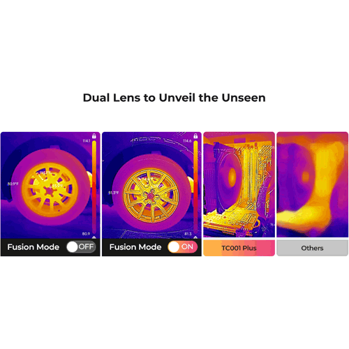 Picture of Dual-Lens Thermal Imaging Camera for Android & Windows