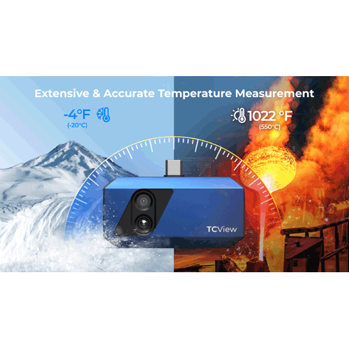 Picture of Dual-Lens Thermal Imaging Camera for Android & Windows