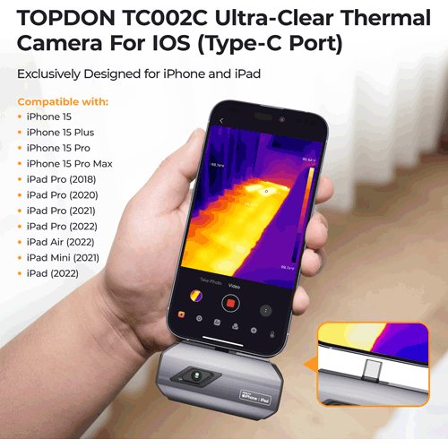 Picture of Thermal Imaging Camera Designed for iOS Type-C Devices