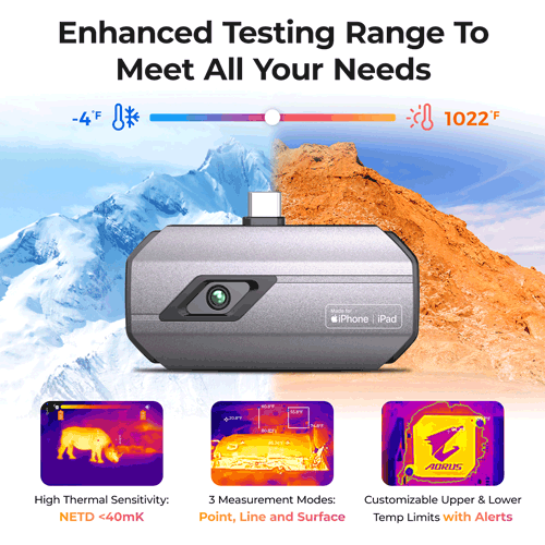 Picture of Thermal Imaging Camera Designed for iOS Type-C Devices