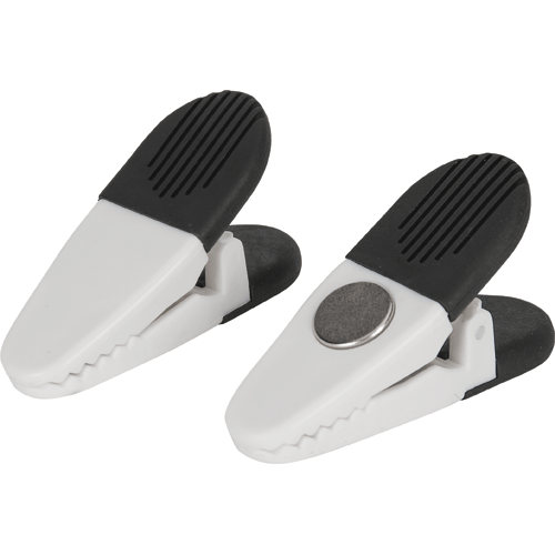 Picture of 2 Pc. White Magnetic Clips