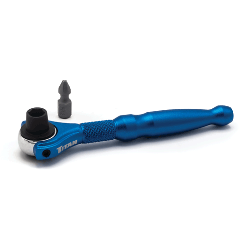 Picture of 1/4" Drive Micro Swivel Bit Driver, Blue