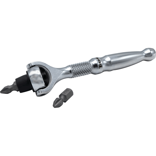 Picture of 1/4" Dr. 4" Swivel Head Micro Bit Driver
