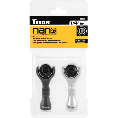 Picture of 2 pc. 1/4 in. Drive Nano Ratchet and Ratcheting Bit Driver Set