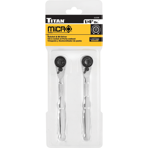Picture of 2 pc. 1/4 in. Drive Micro Ratchet and Ratcheting Bit Driver Set