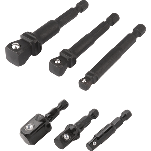 Picture of 6 Pc. Stubby & Wobble Socket Adapter Set