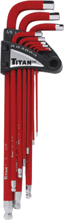 Picture of 13 Pc. SAE Extra-Long Arm Ball Tip Hex Key Set