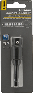 Picture of 1/2" Dr. x 3" Locking Socket Adapter