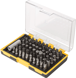 Picture of 61 Pc. Screwdriver Bit Set