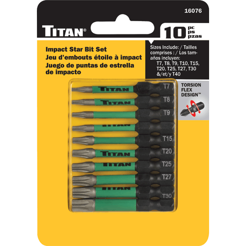 Picture of 10 Pc. Impact Star Bit Set