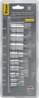 Picture of 9 Pc. XZN Triple Square Bit Socket Set