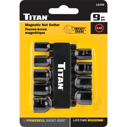 Picture of 9 pc. SAE Magnetic Nut Setter