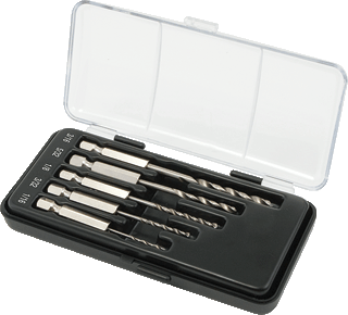 Picture of 5 Pc. Hex Shank Drill Bit Set