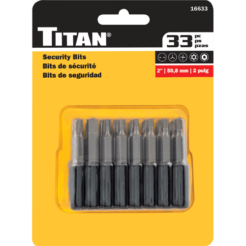 Picture of 33 Pc. 2" Security Bit Set