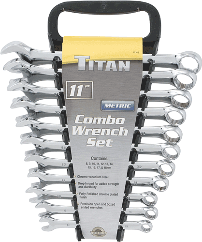 Picture of 11 Pc. Metric Combination Wrench Set