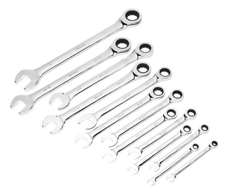 Picture of 13 Pc. SAE Ratcheting Combination Wrench Set
