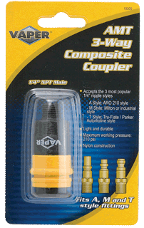 Picture of AMT 3-Way Composite Male Coupler