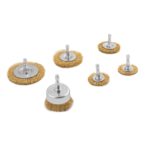 Picture of 6 Pc. Crimped Wire Brush Assortment