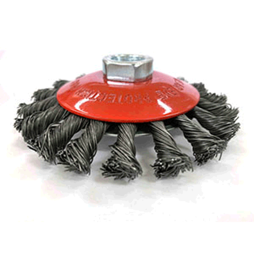 Picture of 4-1/2" Knotted Bevel Wire Wheel