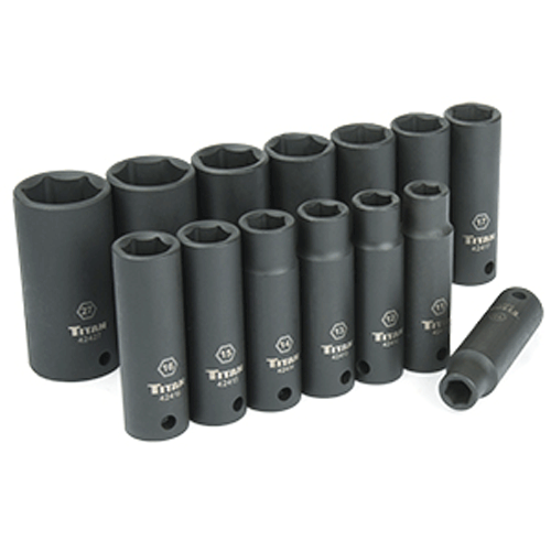Picture of 14 Pc. 1/2" Drive Metric Deep Impact Socket Set