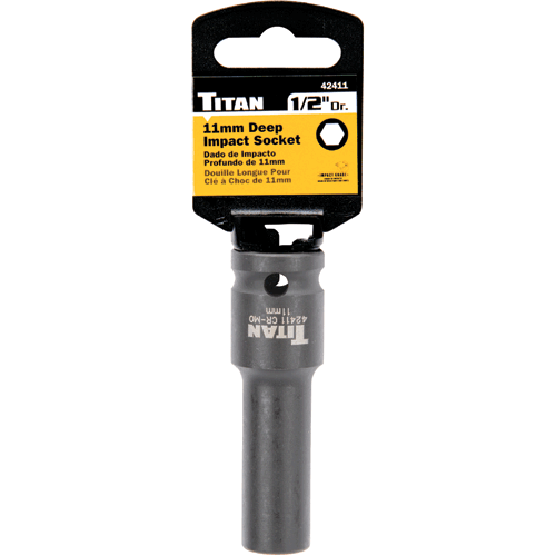 Picture of 11 mm 1/2" Drive 6 pt. Metric Impact Socket