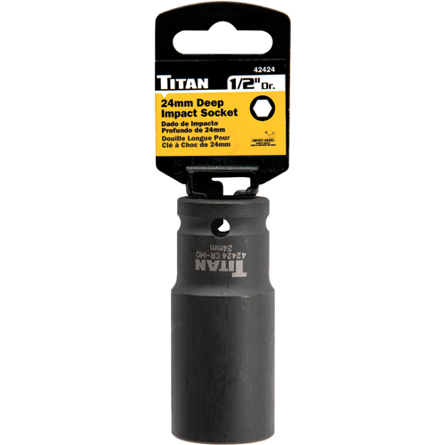 Picture of 24 mm 1/2" Drive 6 pt. Metric Impact Socket