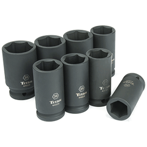 Picture of 8 Pc. 3/4" Drive 6pt. Metric Deep Impact Socket