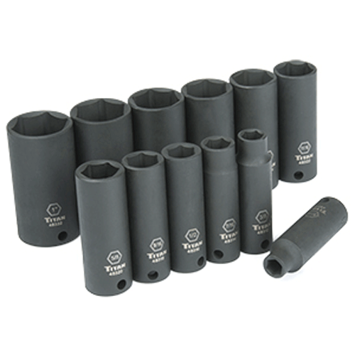 Picture of 12 Pc. 3/8" Drive SAE Deep Impact Socket Set