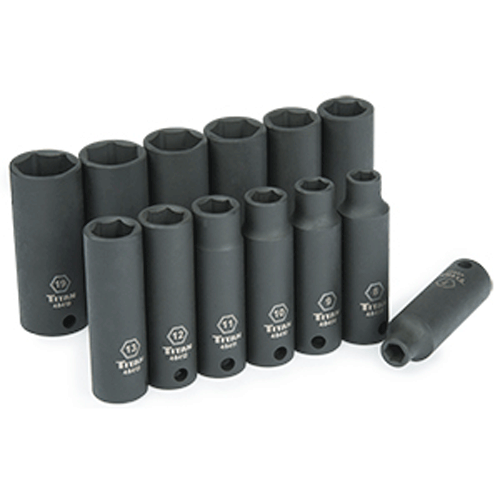 Picture of 13 Pc. 3/8" Drive Metric Deep Impact Socket Set