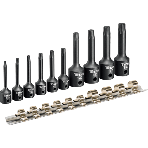 Picture of 10 Pc. Impact Torx Bit Socket Set