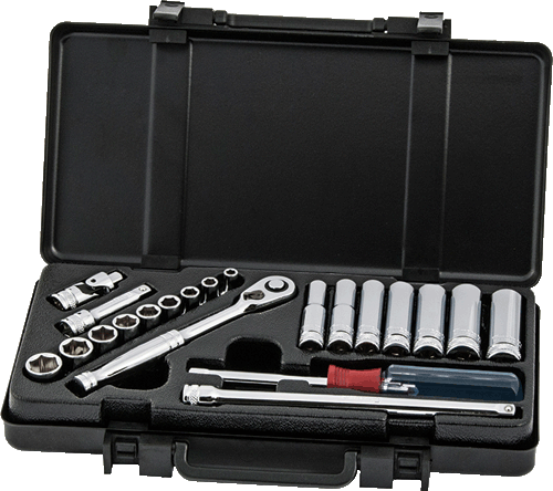 Picture of 21 Pc. 1/4" Dr. Metric Socket Set