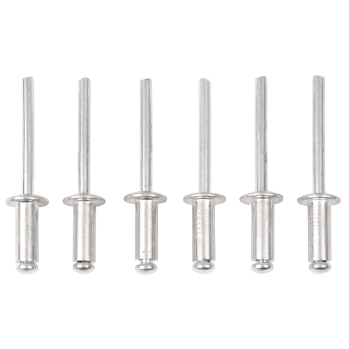 Picture of 100 Piece 3/16 in x 1/2 in Aluminum/Steel Rivet Set