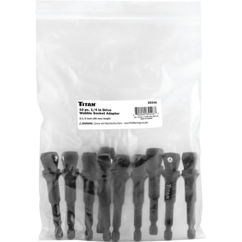 Picture of 1/4" Dr. 2-1/2" Wobble Socket Adapter, 10 Pk.