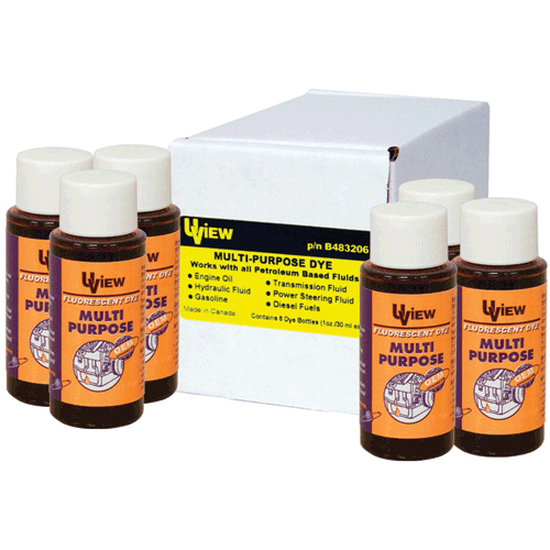 Picture of 6 Pk. Bottle of 1 Oz. Multi-Purpose Dye