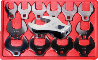 Picture of 14 Pc. 1/2" Dr. SAE Jumbo Crowfoot Set