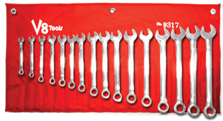 Picture of 17 Pc. Standard Length Metric Combination Wrench Set