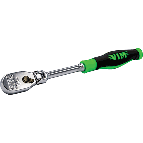 Picture of 1/4" DR. 8" Oal. 90T Flex Head Ratchet w/ Comfort Grip