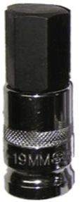Picture of 19mm Hex Bit, 1/2" Sq. Dr. Bit Holder