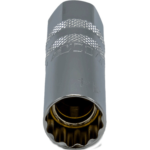 Picture of 14mm Magnetic Thin Wall 12 Points Spark Plug Socket – 3/8” Dr.