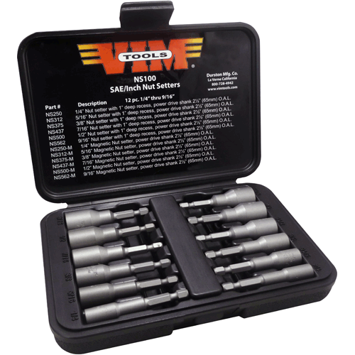 Picture of 12 Pc. SAE Power Driver Nut Setters