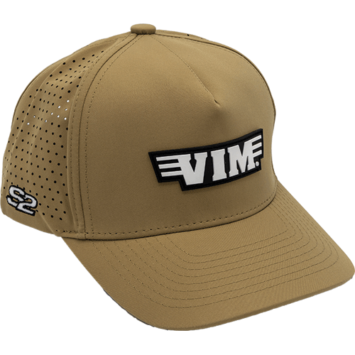 Picture of PVC White VIM Logo & S2 – Tan Hat