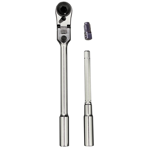 Picture of 3 Pc. 1/4" Mini Flex Bit/Socket Ratchet & T-Handle