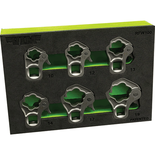 Picture of 6 Pc. 3/8" Dr. Ratcheting Flare Nut Wrench Set