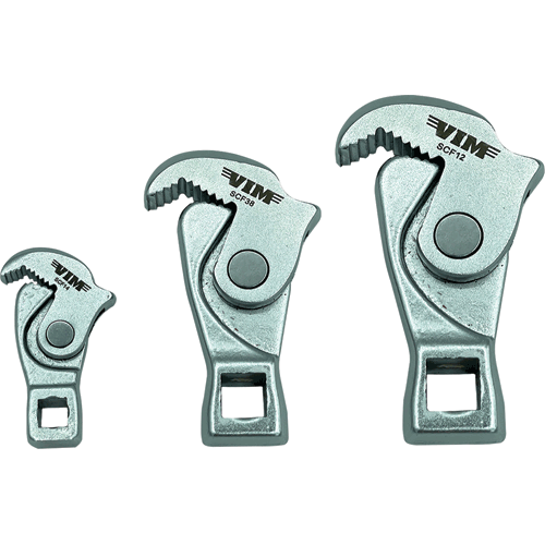 Picture of 3 PC. Spring-Loaded Crowfoot Wrench Set  (1/4", 3/8" & 1/2")