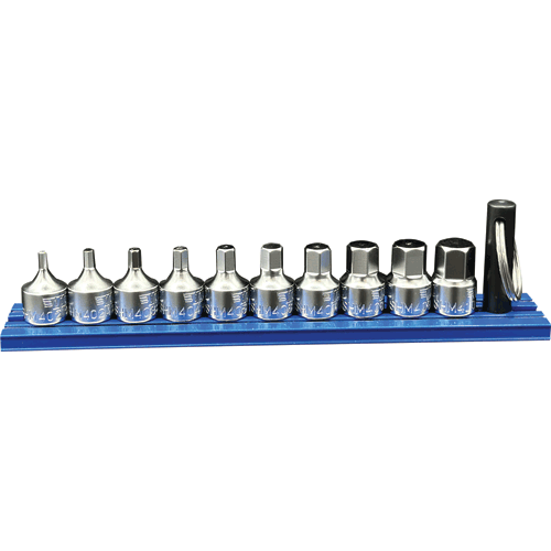 Picture of 10 Pc. Stubby Hex Metric Driver Set with Magrail