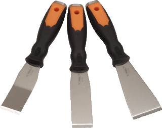Picture of 3 Pc. Stainless Steel Scraper Set