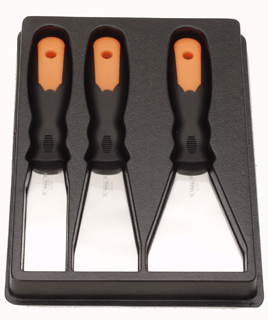 Picture of 3 Pc. Stainless Steel Puddy Knife Set